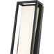 Baden Outdoor LED 24 inch Black Outdoor Wall Light