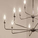 Pallas 12 Light 42.75 inch Black Chandelier Ceiling Light