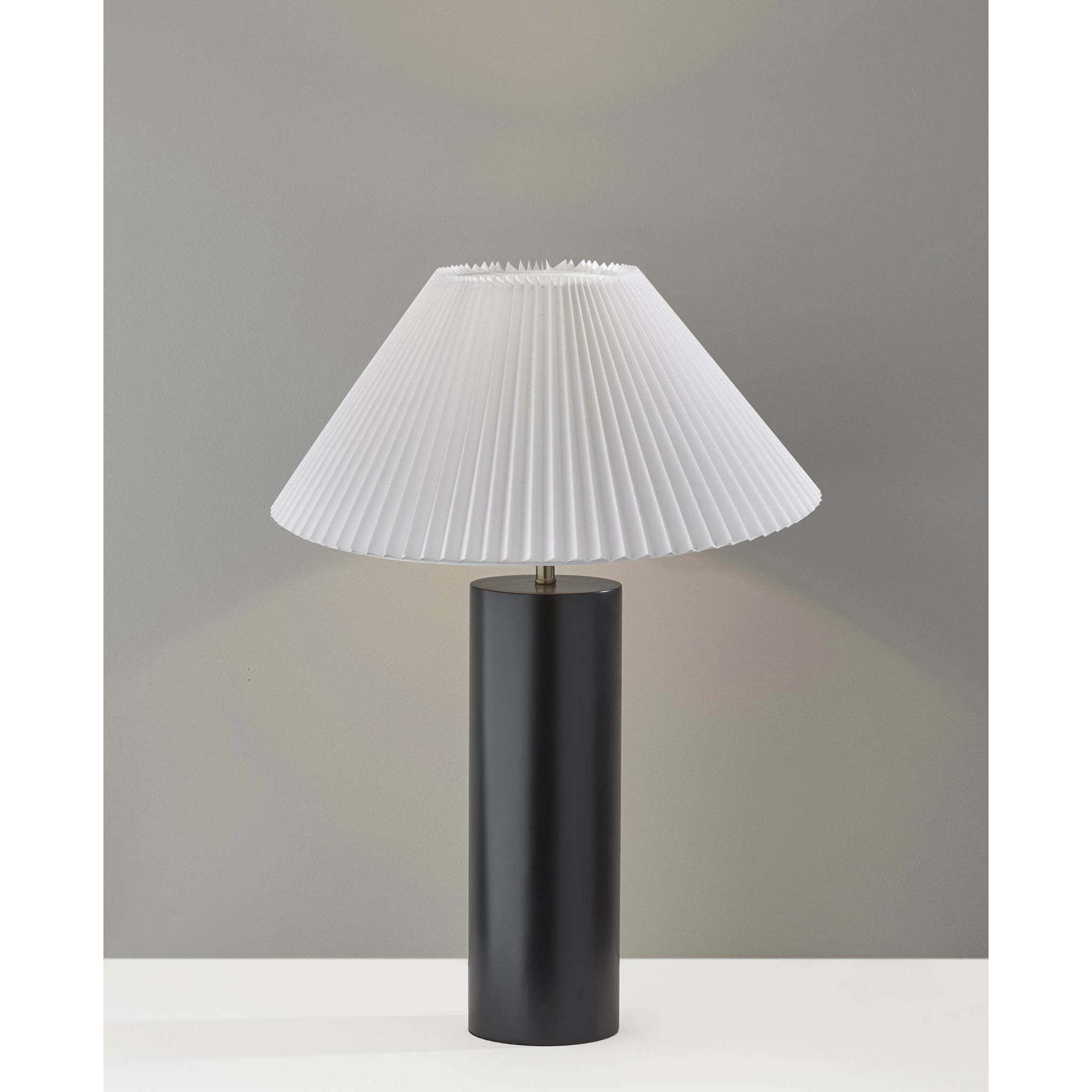 Marta 25.5 inch 100.00 watt Black Wood Table Lamp Portable Light