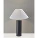 Marta 25.5 inch 100.00 watt Black Wood Table Lamp Portable Light