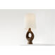 AERIN Capra 29 inch 100 watt Chalk Burnt Gold Table Lamp Portable Light, Medium