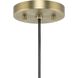 Garris 1 Light 8 inch Vintage Brass Mini Pendant Ceiling Light
