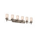 Fusion 45.75 inch Brushed Nickel Bath Bar Wall Light