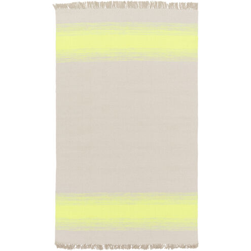 Shine 96 X 60 inch Bright Yellow, Khaki Rug