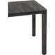 Clusia 19 X 18 inch Walnut Side Table