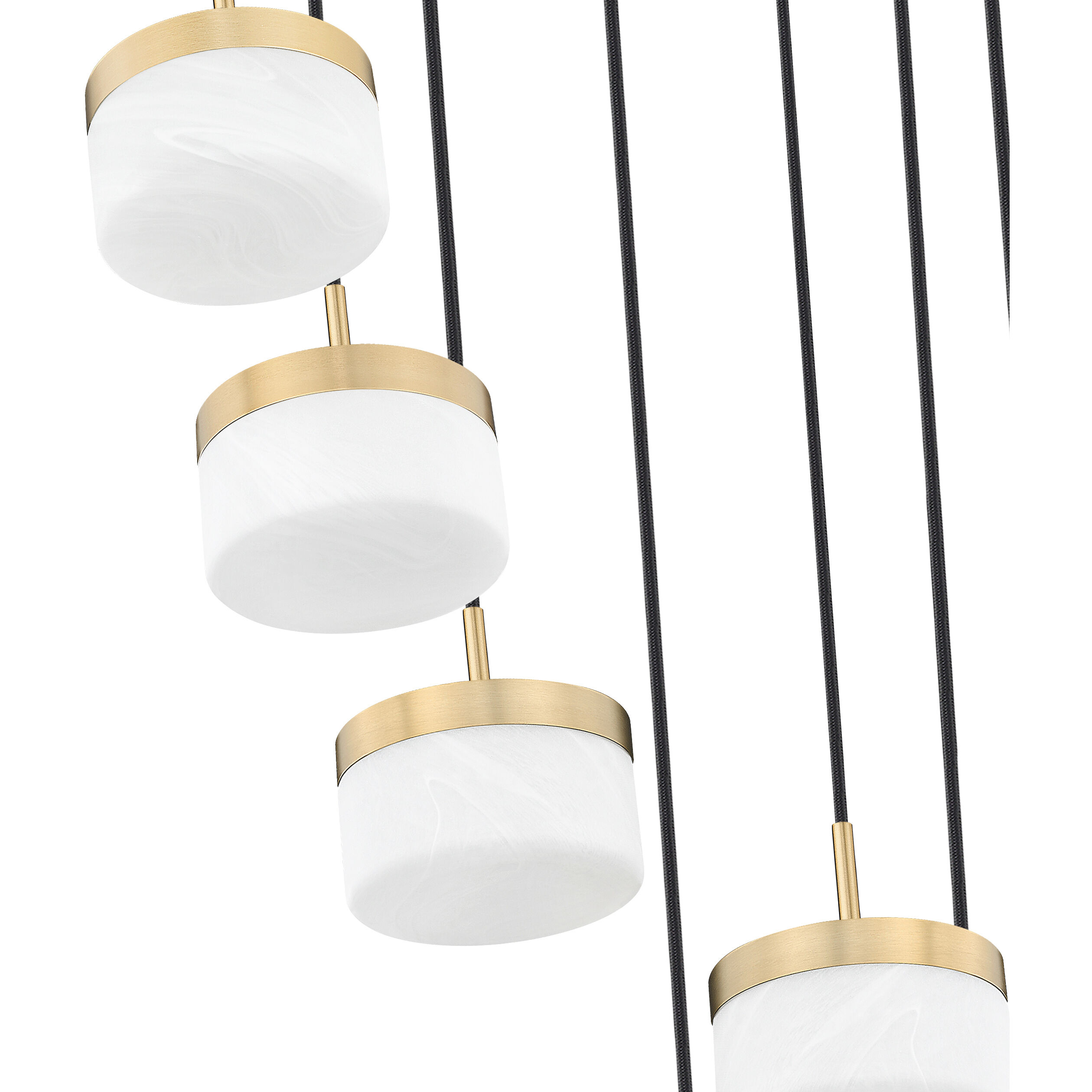 Renaud LED 21 inch Modern Gold Chandelier Ceiling Light