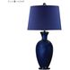 Helensburugh 34 inch 150 watt Navy with Black Nickel Table Lamp Portable Light in Incandescent