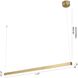 LTY Series LED 1.6 inch Brass Chandelier Ceiling Light