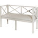 Amanda Off White With Distressed Edges and Oatmeal Bench