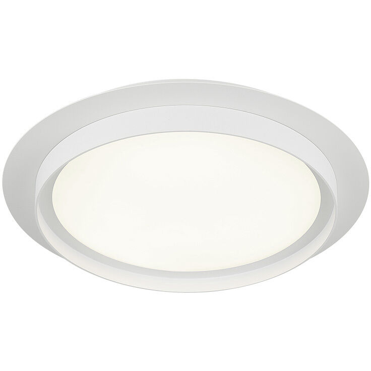 Iris LED 16 inch Matte White Ceiling Mount Ceiling Light