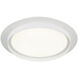 Iris LED 16 inch Matte White Ceiling Mount Ceiling Light