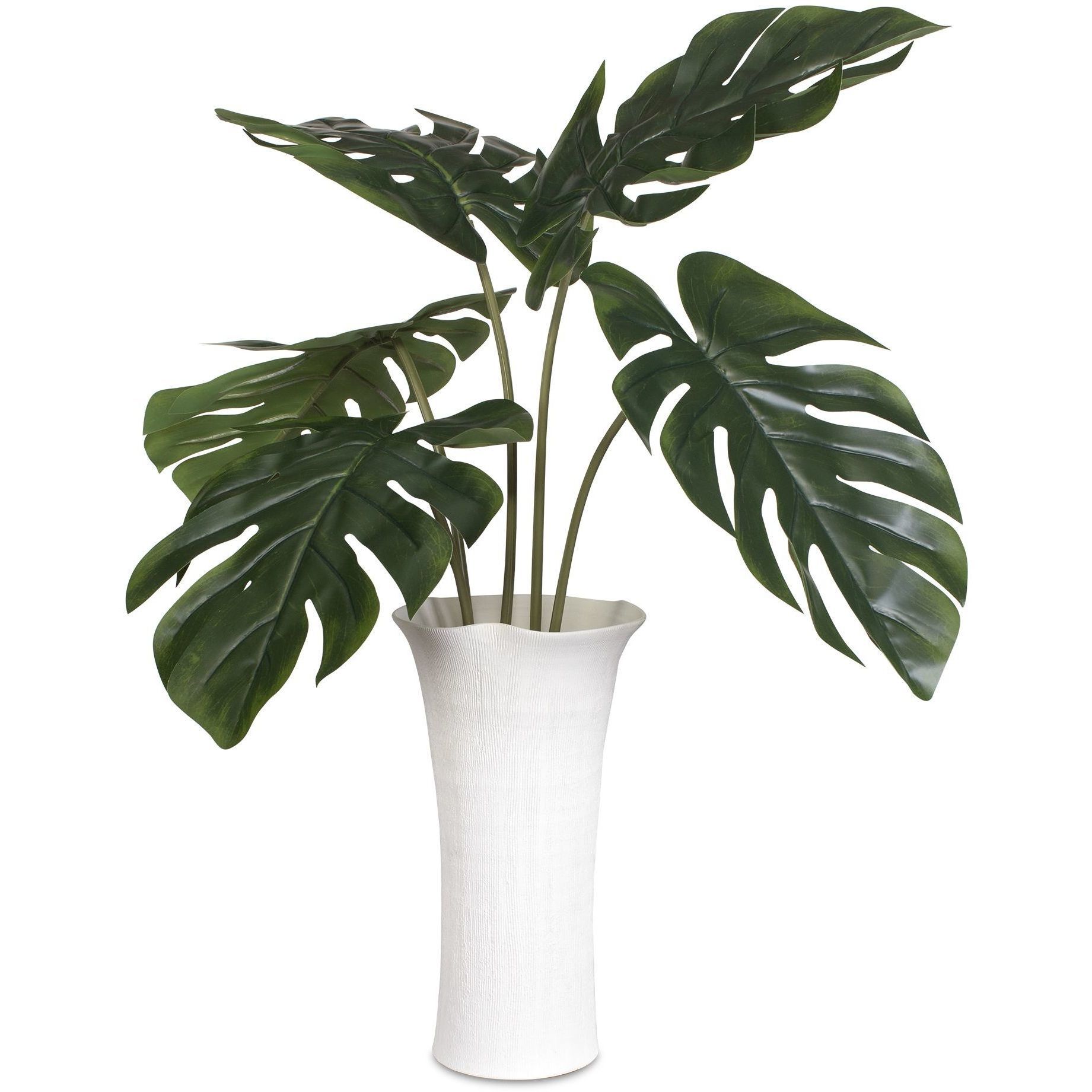 Muse White and Green Vase Centerpiece