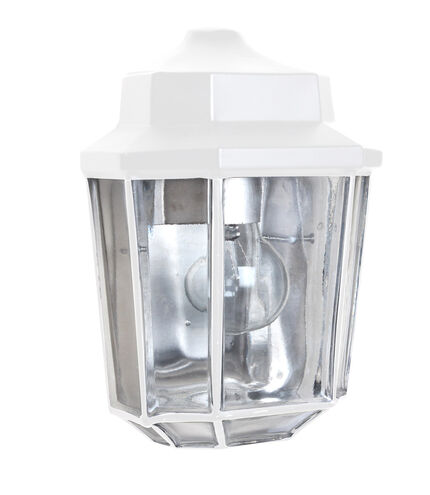 3028 Series 1 Light 10 inch White Outdoor Sconce, Costaluz
