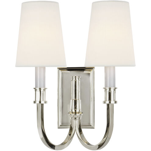 Thomas O'Brien Modern Library 2 Light 11.50 inch Wall Sconce