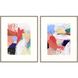 Abstract Collection Pink Framed Art