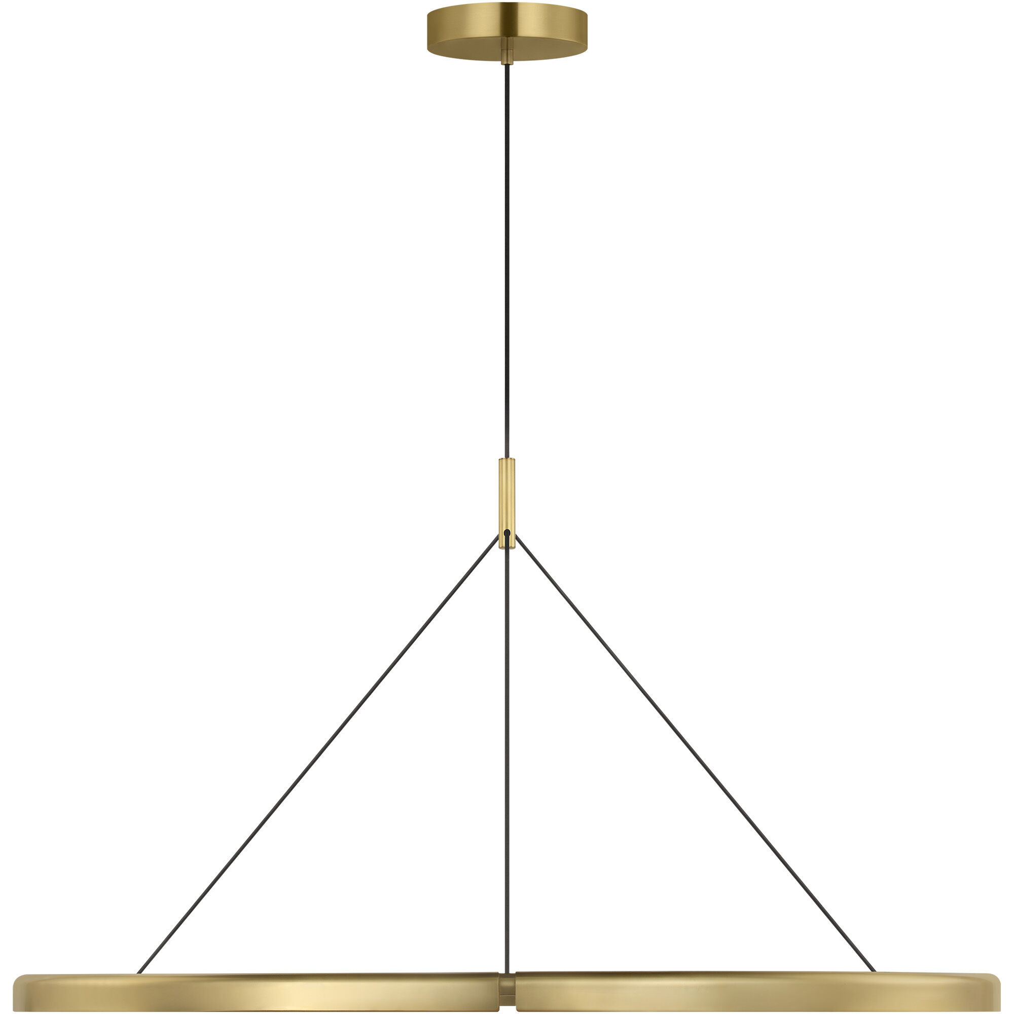 Peter Bristol Cloak LED 48.6 inch Hand-Rubbed Antique Brass Chandelier Ceiling Light