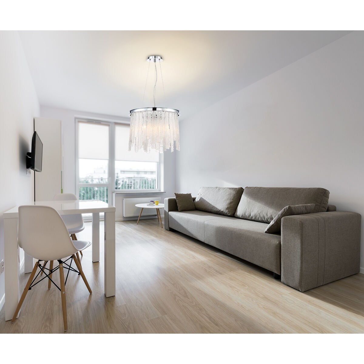 Candice 5 Light 22 inch Chrome Vanity Light Wall Light