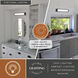 Fremont LED 27 inch Matte Black Bathroom Vanity Wall Light, Rotating Light