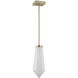Leland LED 6 inch Noble Brass Mini-Pendant Ceiling Light