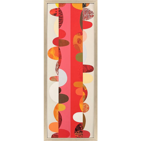 Blossom Red and Beige and Orange and Pink Framed Art