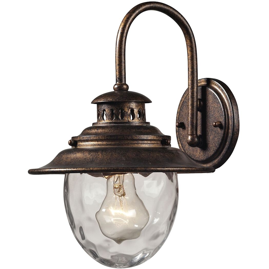 Searsport 1 Light 13 inch Regal Bronze Outdoor Wall Sconce