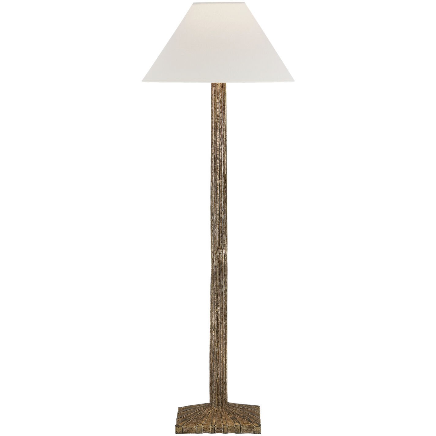 Chapman & Myers Strie 31.5 inch 60.00 watt Gilded Iron Buffet Lamp Portable Light in Linen