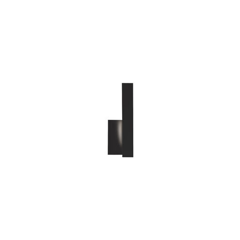 Warner LED 12 inch Black Outdoor Wall Sconce