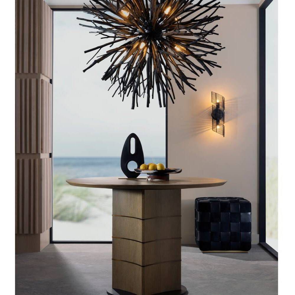 Tamara 2 Light 5.5 inch Dark Gray Stained Sconce Wall Light