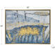 Cameron Blue and Yellow and Beige and Multicolor and Gold Wall Art
