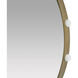 Estera 3 inch Antique Brass Mirror