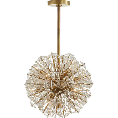 kate spade new york Dickinson 13 Light 17 inch Soft Brass Chandelier Ceiling Light, Small