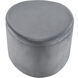 Linder 17.25 inch Gray Storage Ottoman