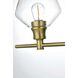Gene 4 Light 38 inch Satin Gold Bath Sconce Wall Light