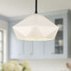 Alora Mood Krysta Pendant Ceiling Light in Matte Black