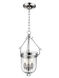 Jefferson 3 Light 10 inch Polished Nickel Chain Lantern