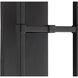 Veronica Bath Wall Light in Black Forged