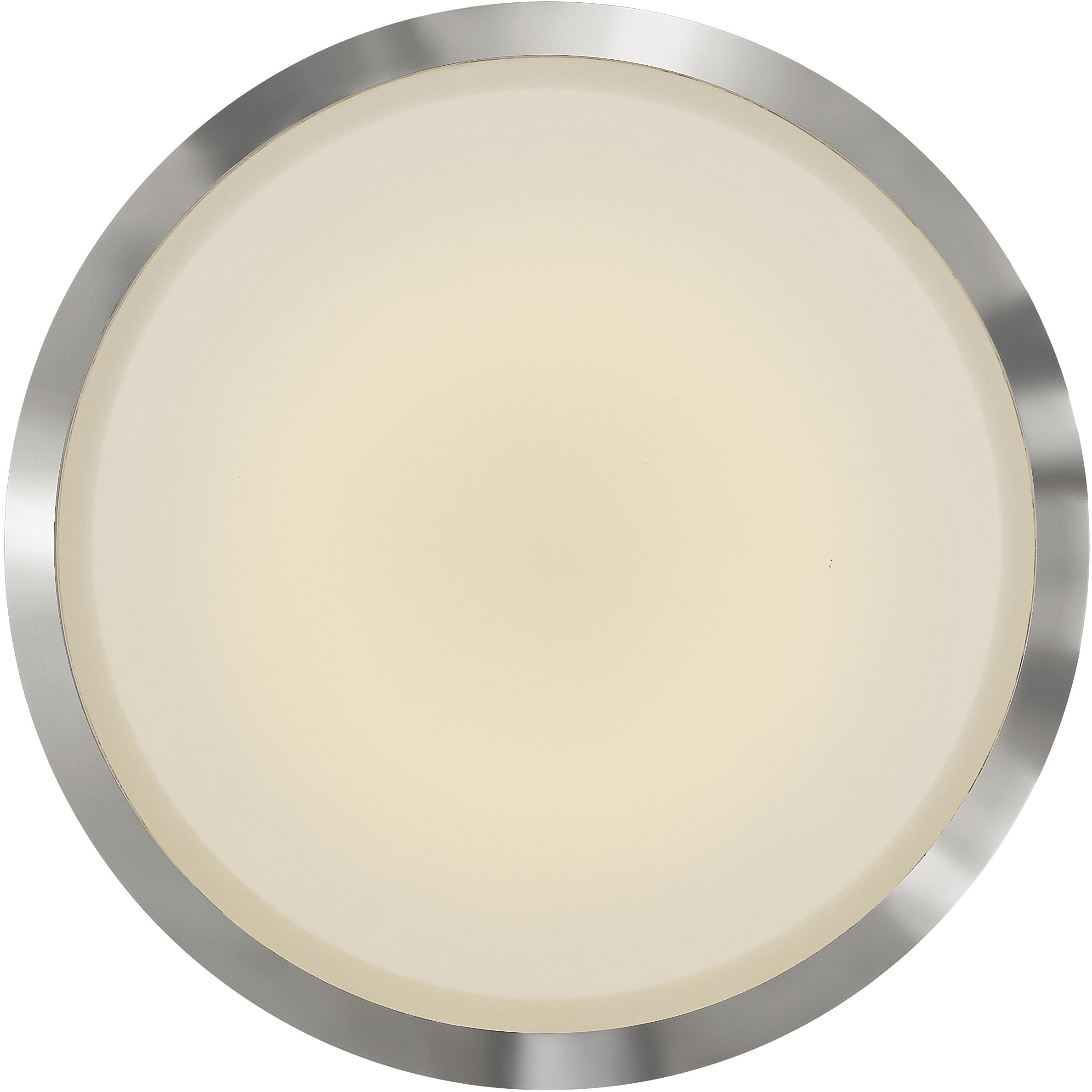 Kieran LED 14.25 inch Polished Nickel and Lacquered Brass Semi-flush Mount Ceiling Light