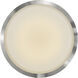 Kieran LED 14.25 inch Polished Nickel and Lacquered Brass Semi-flush Mount Ceiling Light