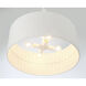 Lodelle 4 Light 24 inch Matte White Pendant Ceiling Light