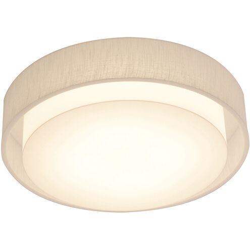 Sanibel 1 Light 16 inch White Flush Mount Ceiling Light