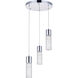 Constellation LED 12 inch Chrome Pendant Ceiling Light