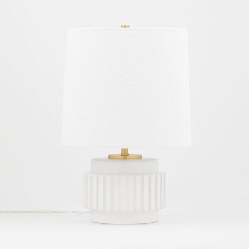 Kalani 14 inch 60.00 watt Matte White Table Lamp Portable Light