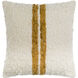 Dagny 18 X 18 inch Ash/Off-White/Copper/Khaki Accent Pillow