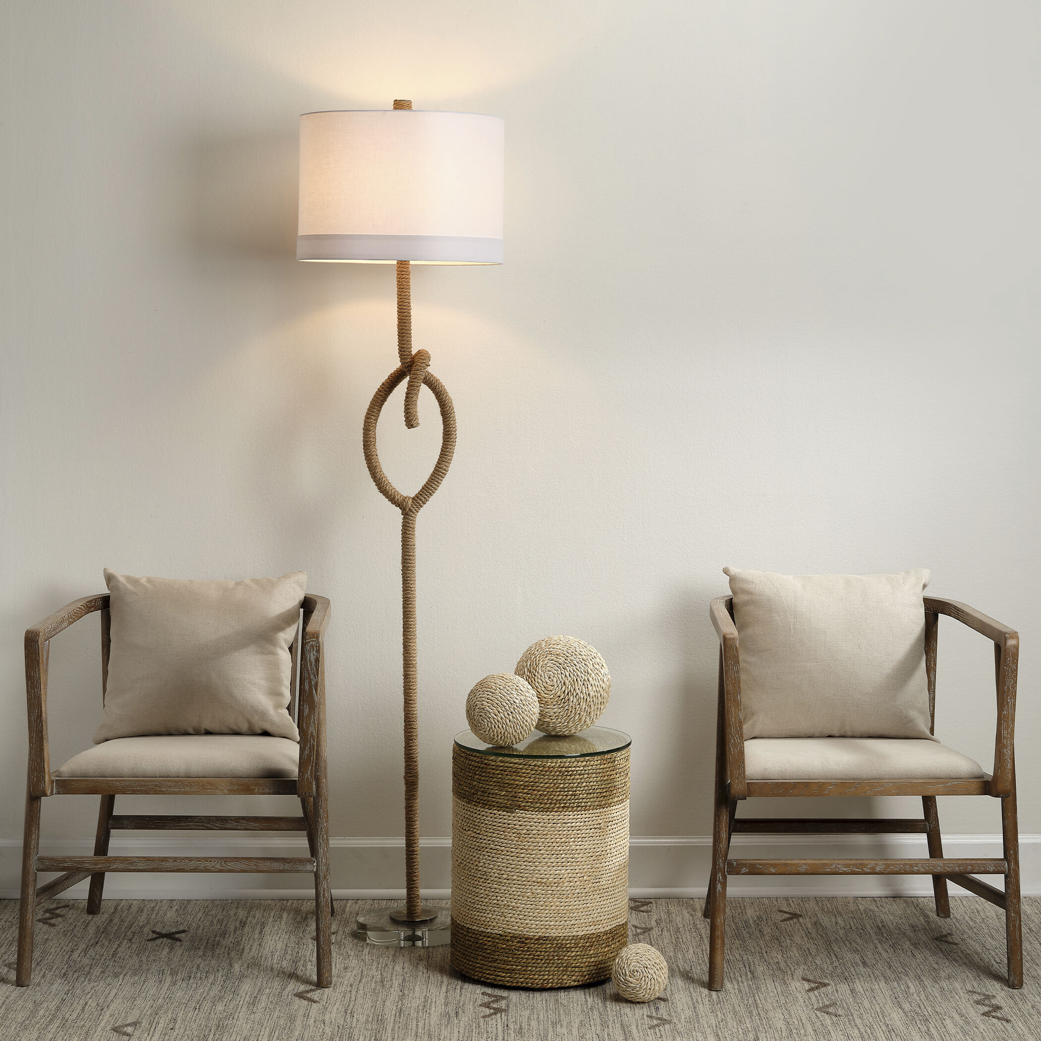 Knot floor lamp top