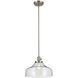 Avery 1 Light Brushed Nickel Pendant Ceiling Light