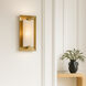 Gemma 1 Light 6.25 inch Modern Brass Wall Sconce Wall Light