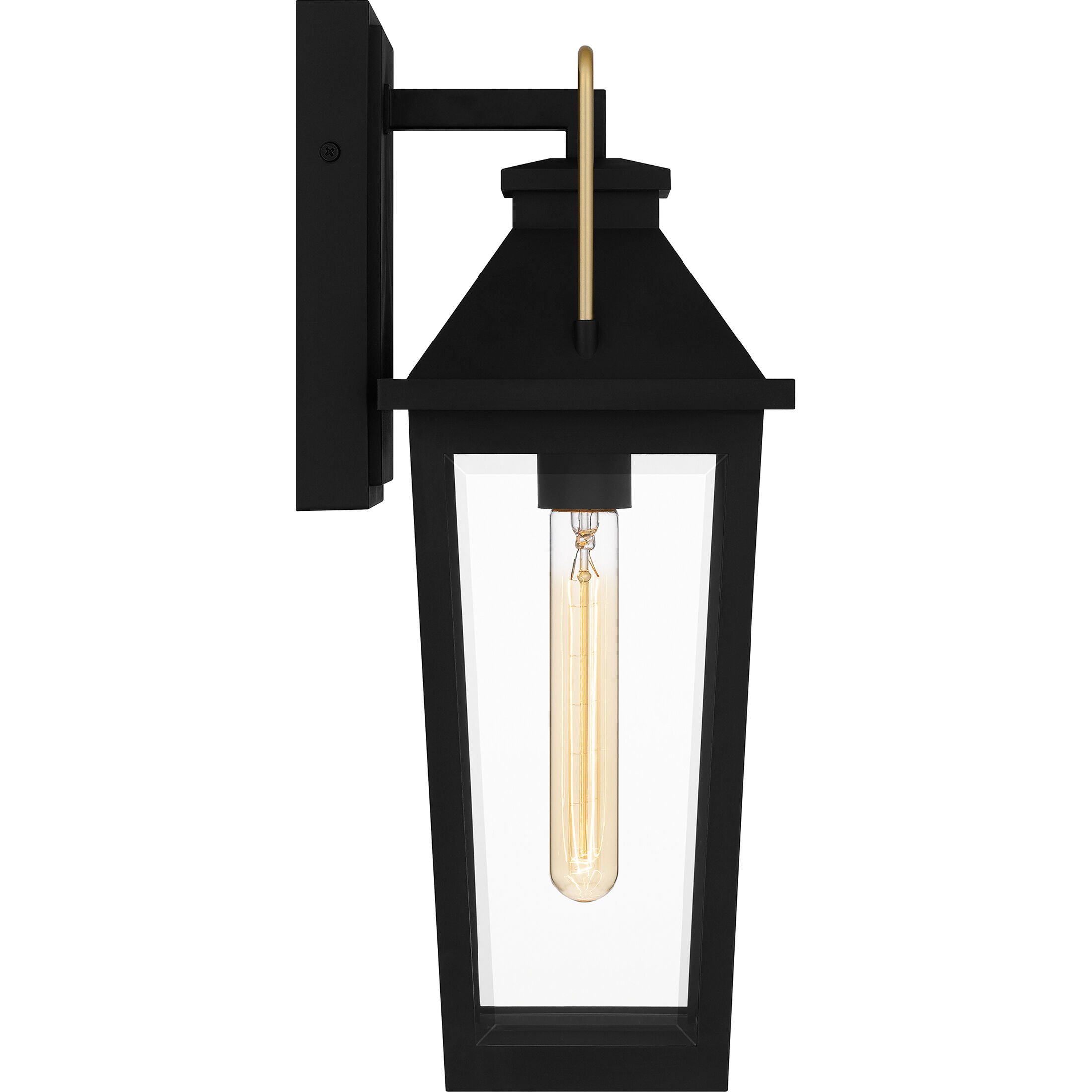 Buckley 1 Light 17 inch Matte Black Outdoor Wall Lantern