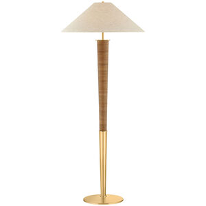 Bohicket 67.5 inch 15 watt Aged Brass Floor Lamp Portable Light