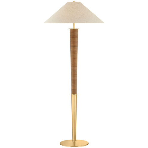 Bohicket 67.5 inch 15 watt Aged Brass Floor Lamp Portable Light
