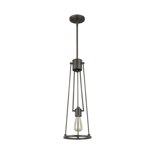 Jade 1 Light 8 inch Oil Rubbed Bronze Pendant Ceiling Light